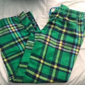 Plaid pj bottoms